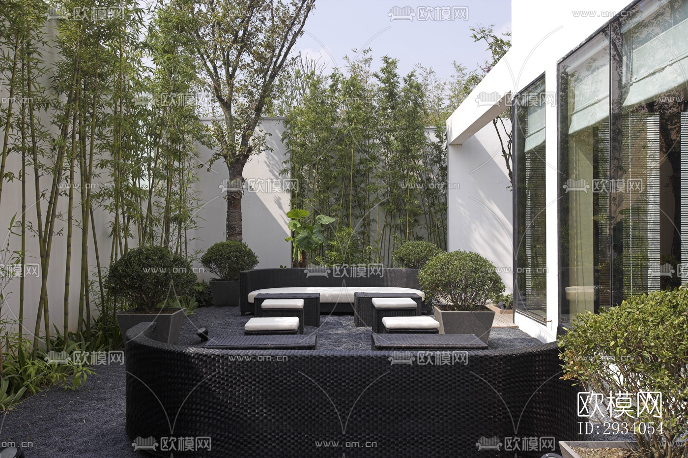 现代别墅效果图下载（渲染图4）