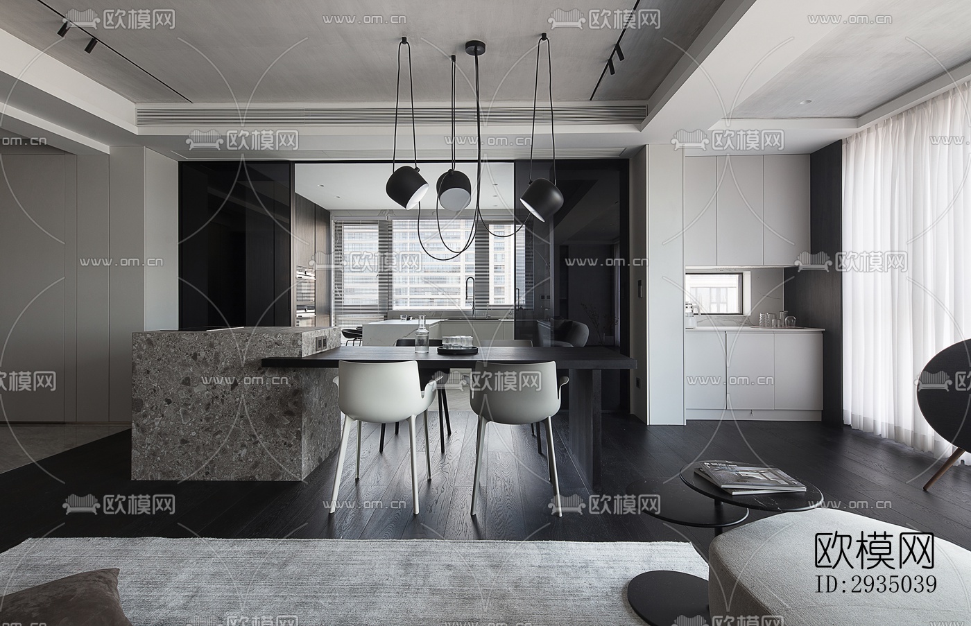 高级灰平层效果图下载（渲染图4）