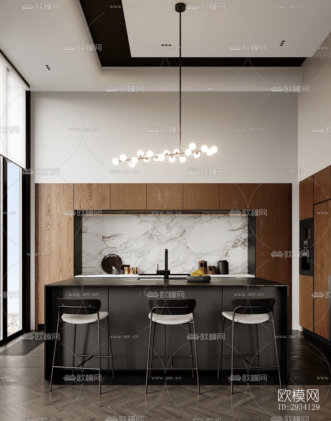 现代别墅效果图下载（渲染图18）