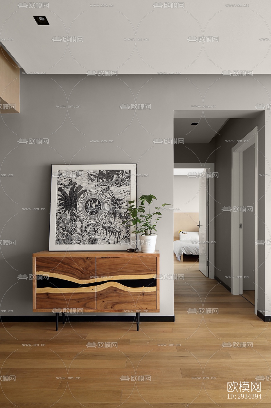 北欧平层效果图下载（渲染图17）