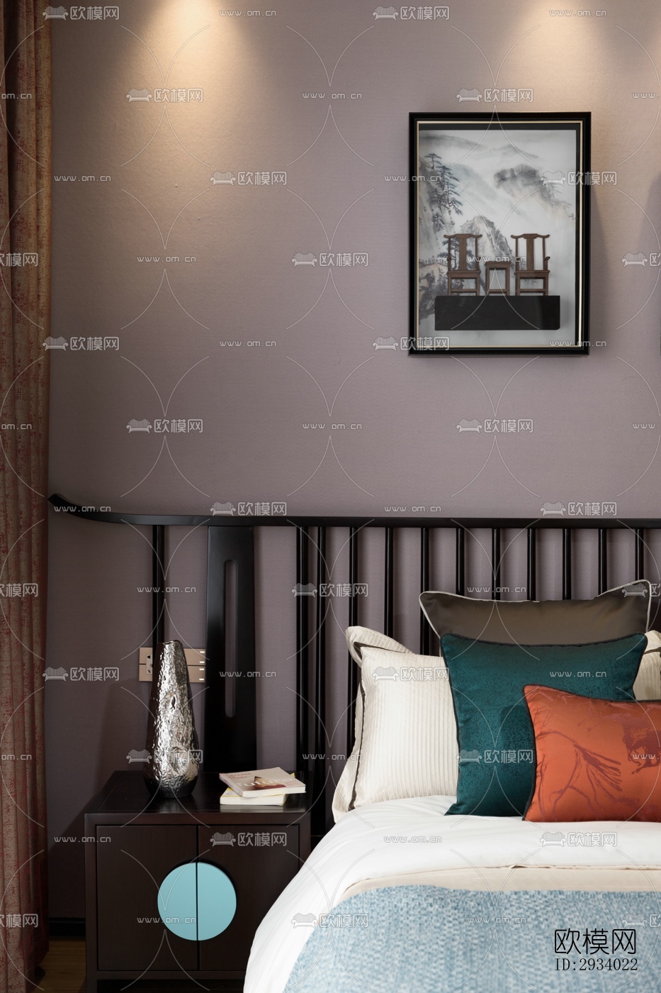 新中式别墅效果图下载（渲染图13）