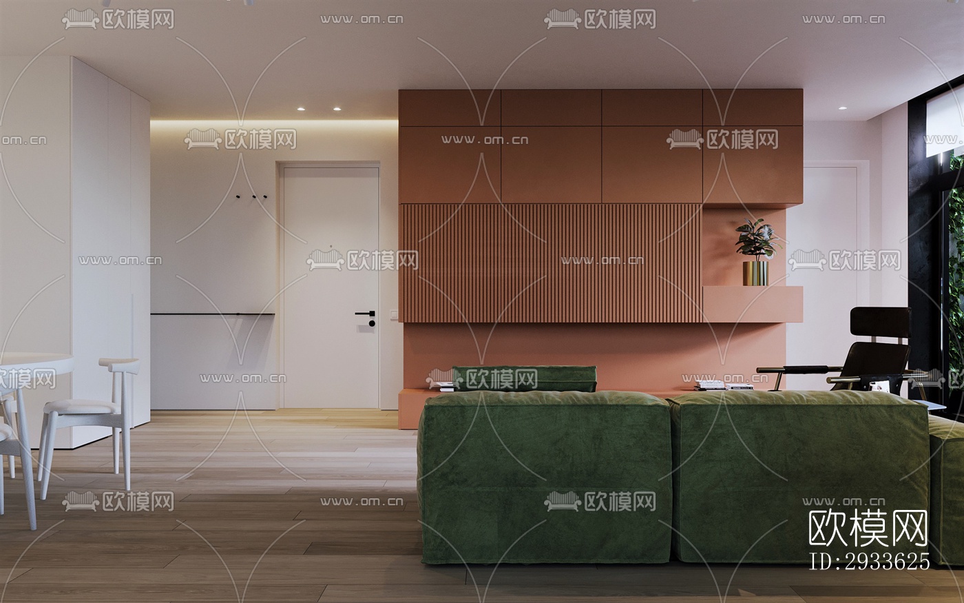 北欧公寓效果图下载（渲染图17）