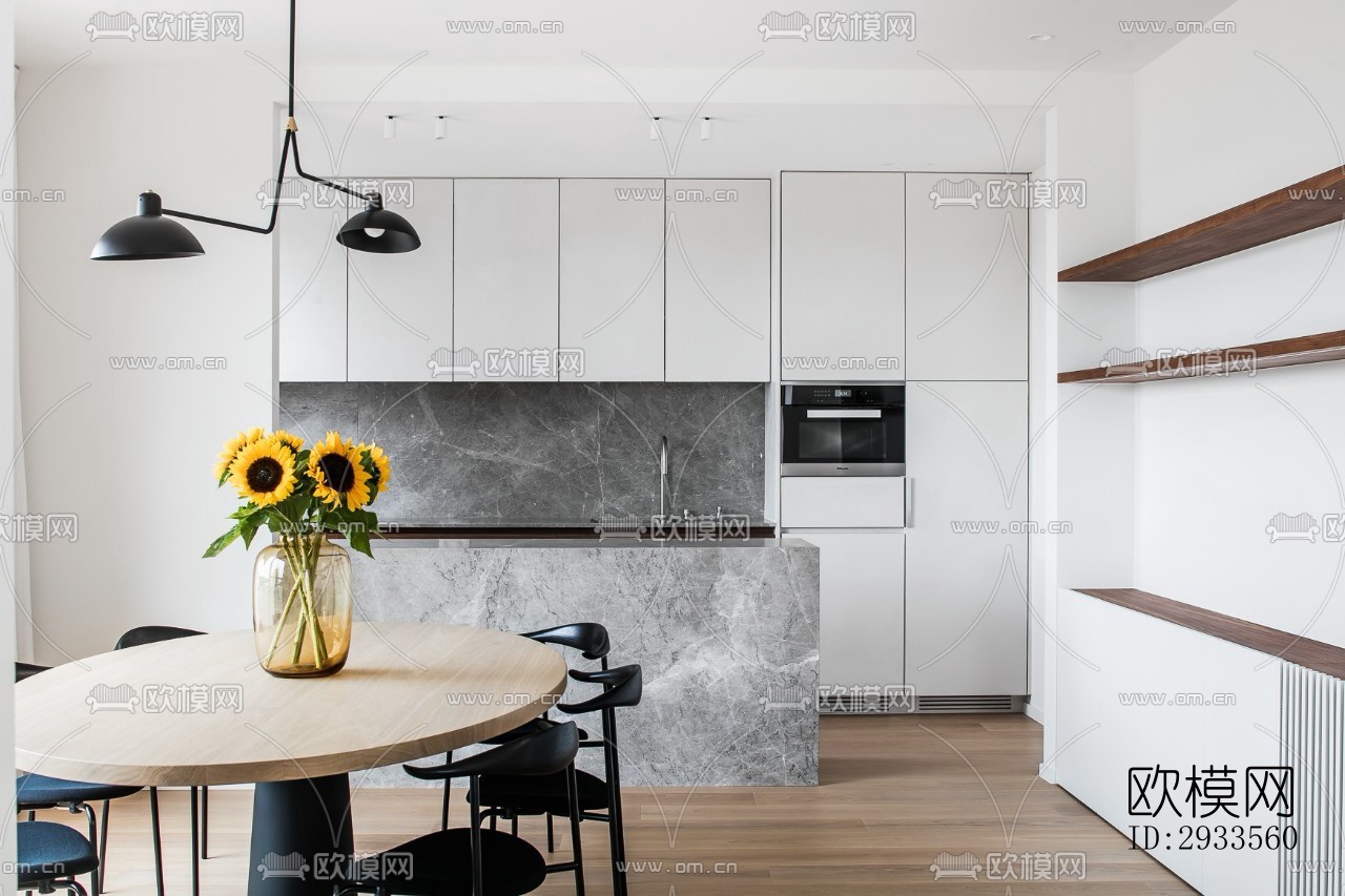 北欧公寓效果图下载（渲染图9）