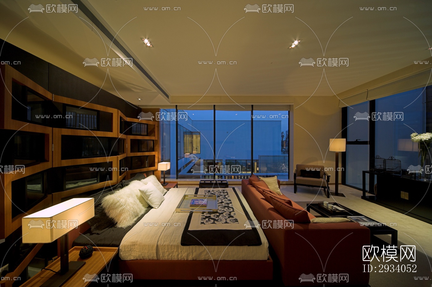 现代别墅效果图下载（渲染图19）