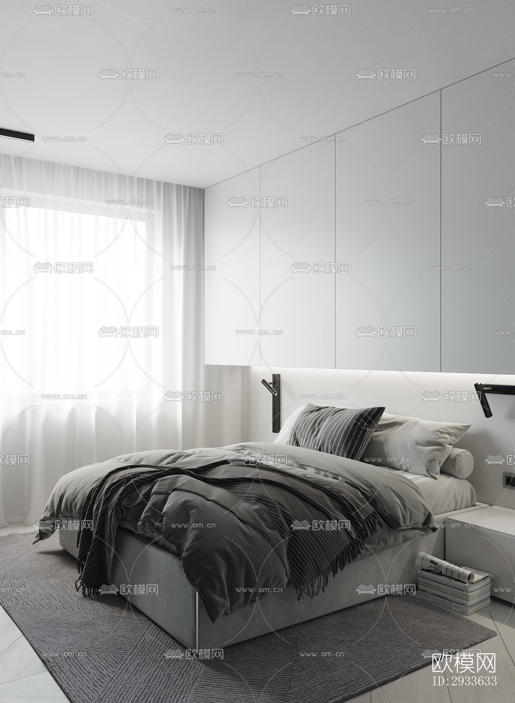 北欧公寓效果图下载（渲染图3）