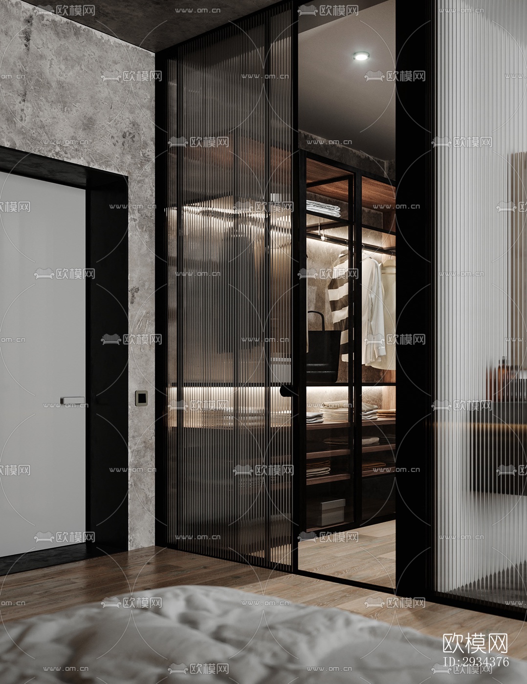 侘寂平层效果图下载（渲染图9）