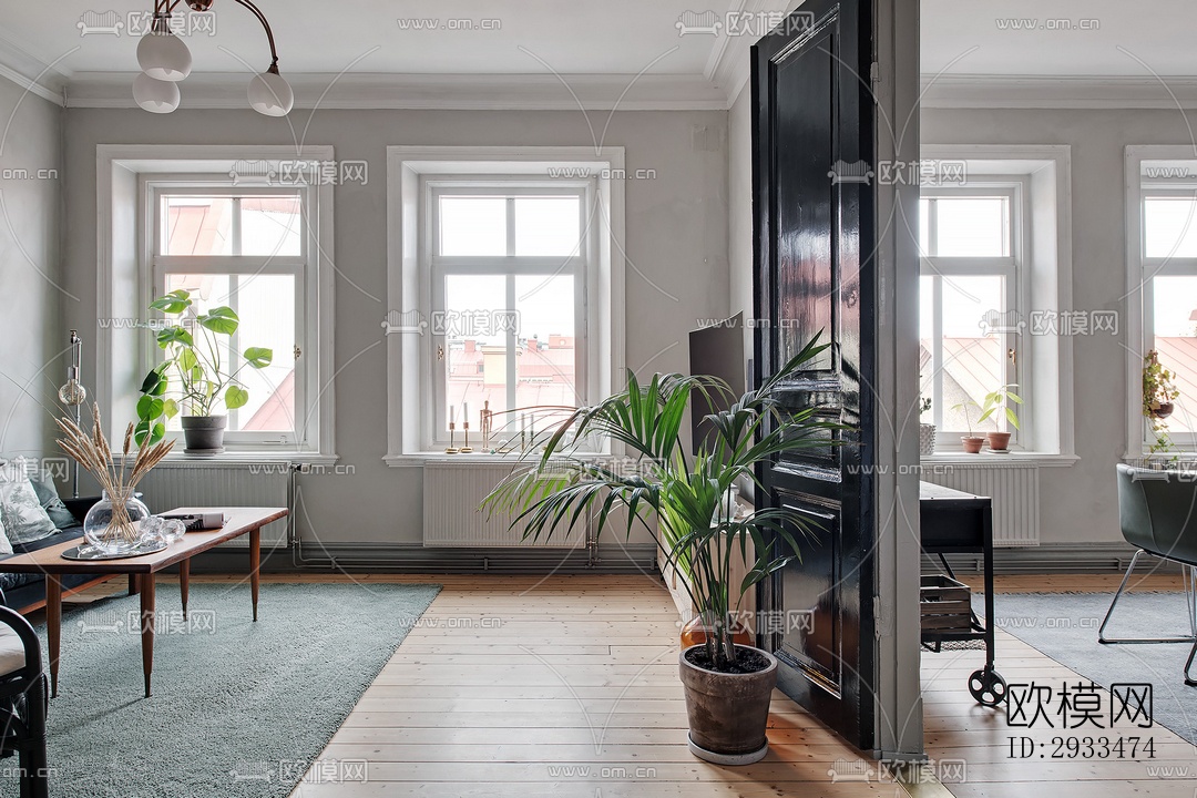 北欧公寓效果图下载（渲染图16）