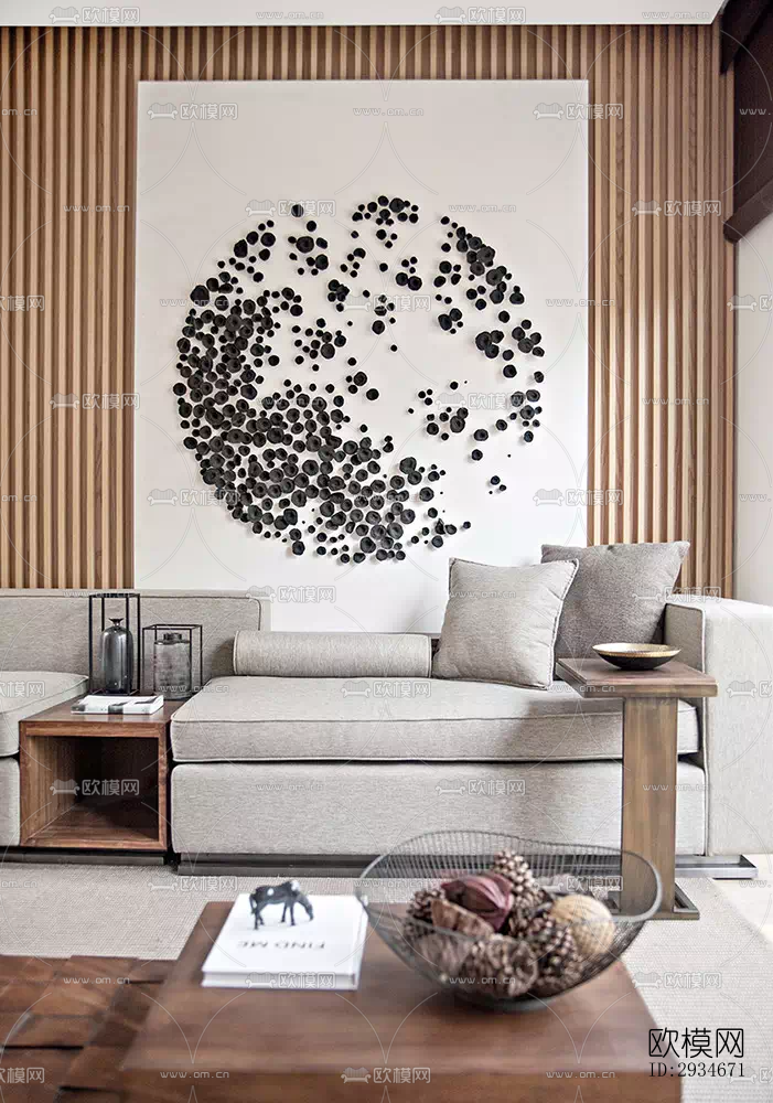 日式平层效果图下载（渲染图16）