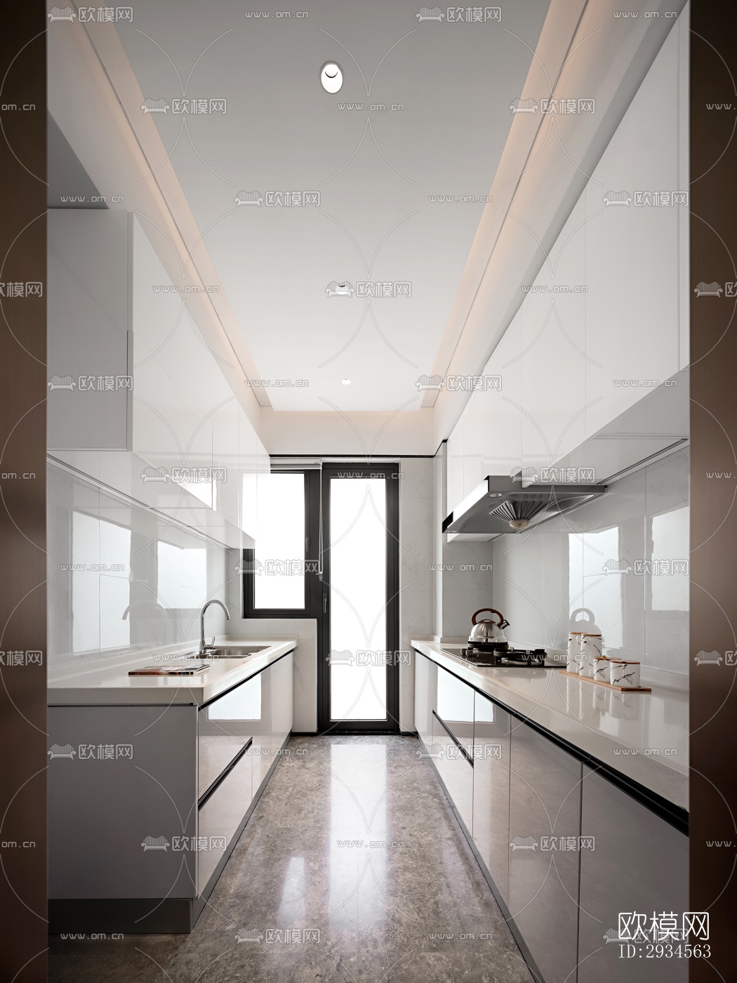 新中式平层效果图下载（渲染图10）