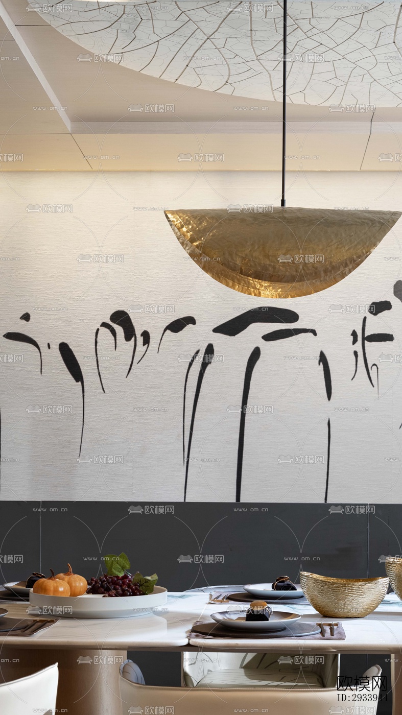 新中式别墅效果图下载（渲染图7）