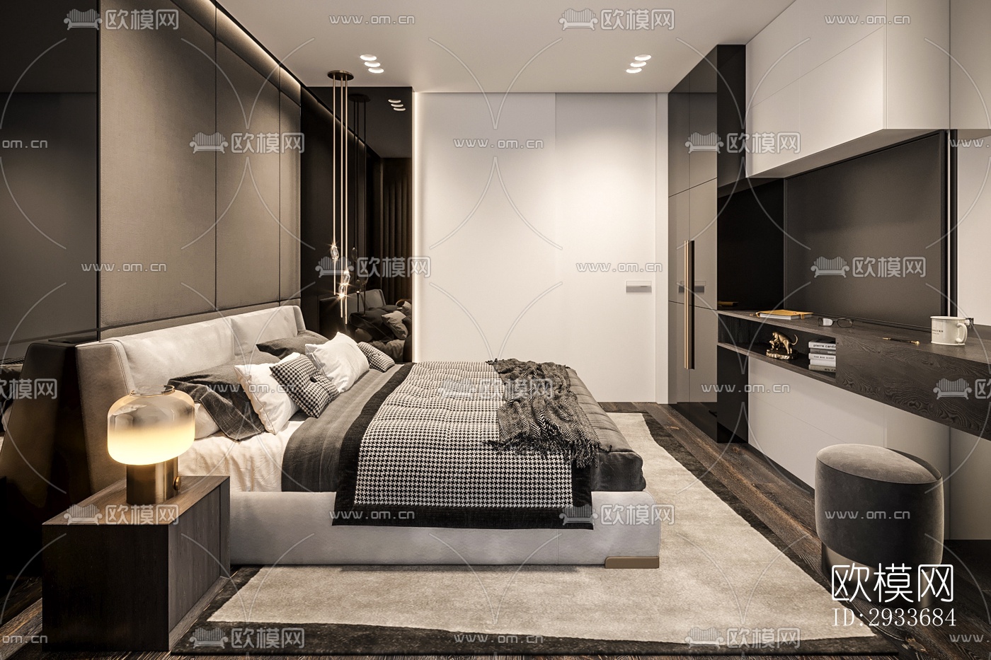 工业风公寓效果图下载（渲染图7）