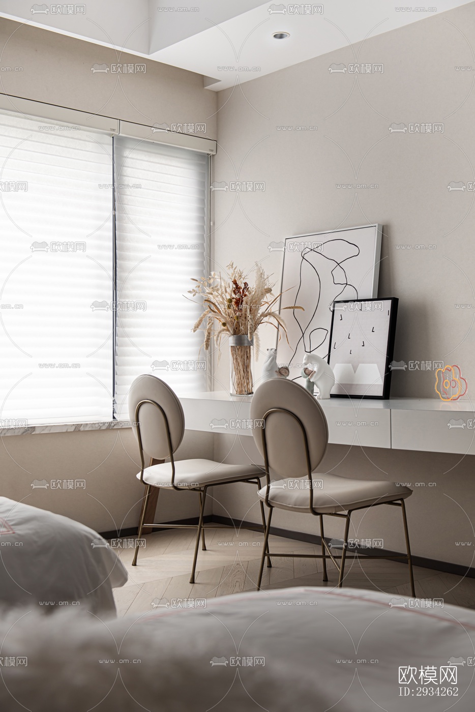 现代复式效果图下载（渲染图1）