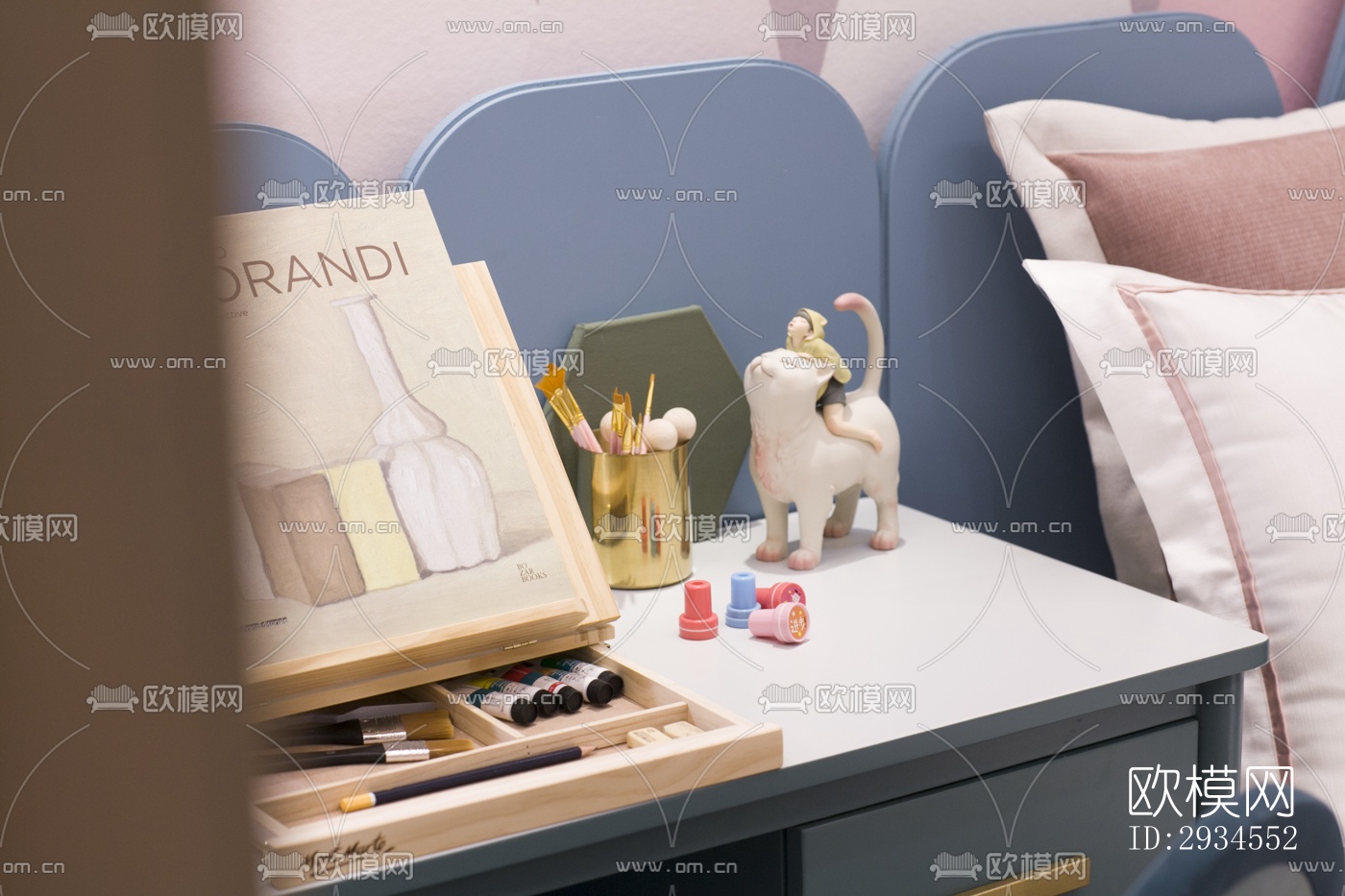 新中式平层效果图下载（渲染图12）