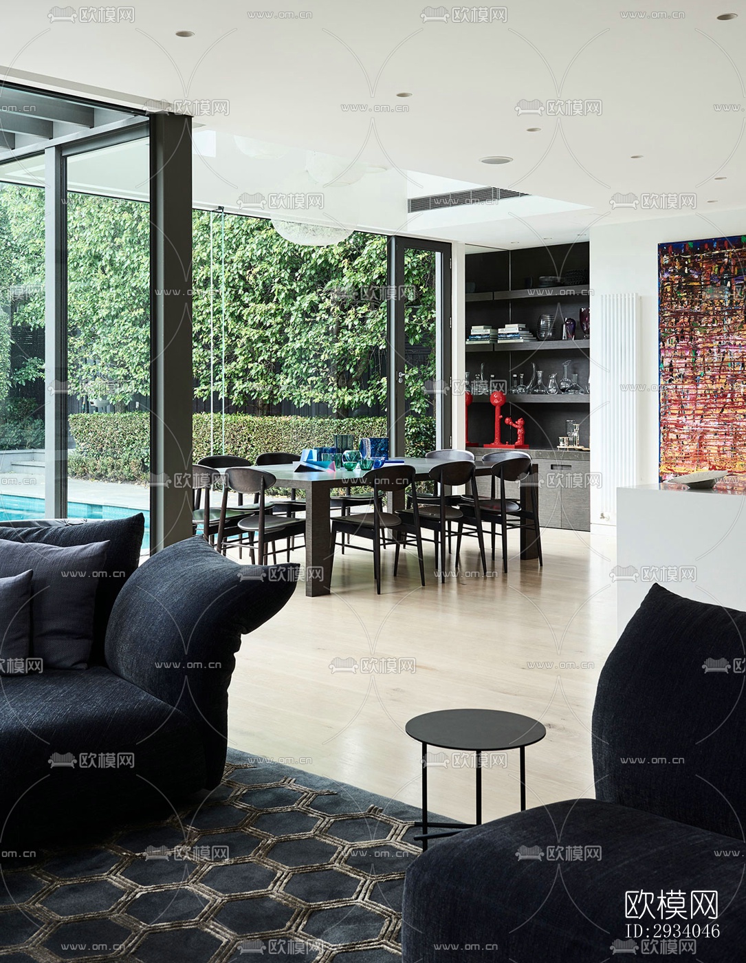 现代别墅效果图下载（渲染图17）