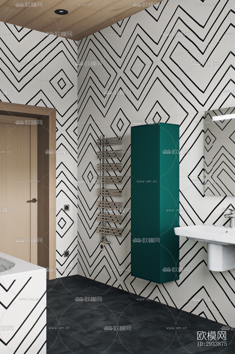 北欧别墅效果图下载（渲染图15）