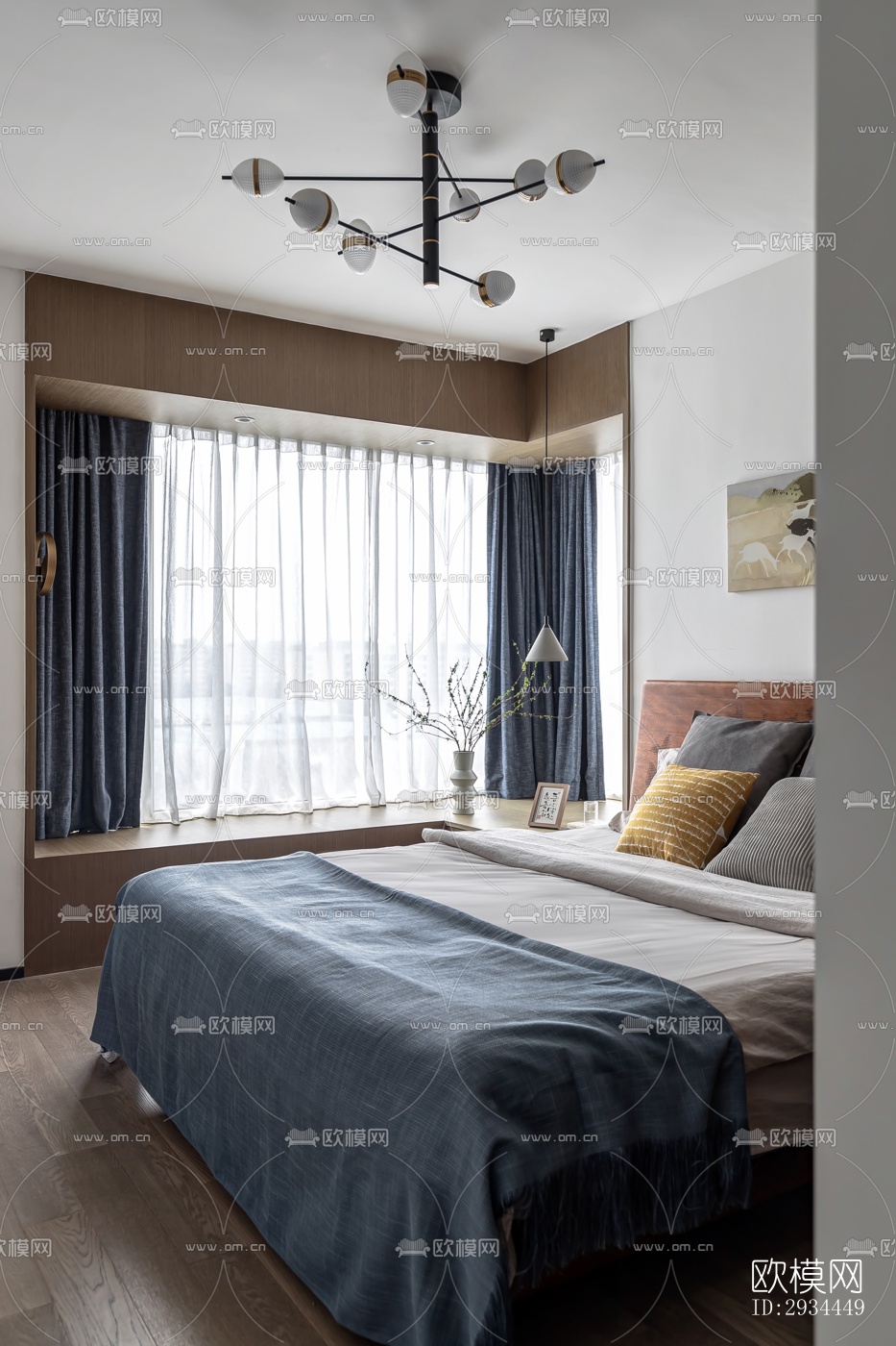 后现代平层效果图下载（渲染图2）