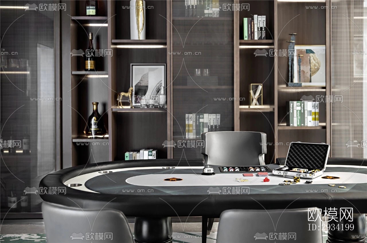 新中式复式效果图下载（渲染图14）