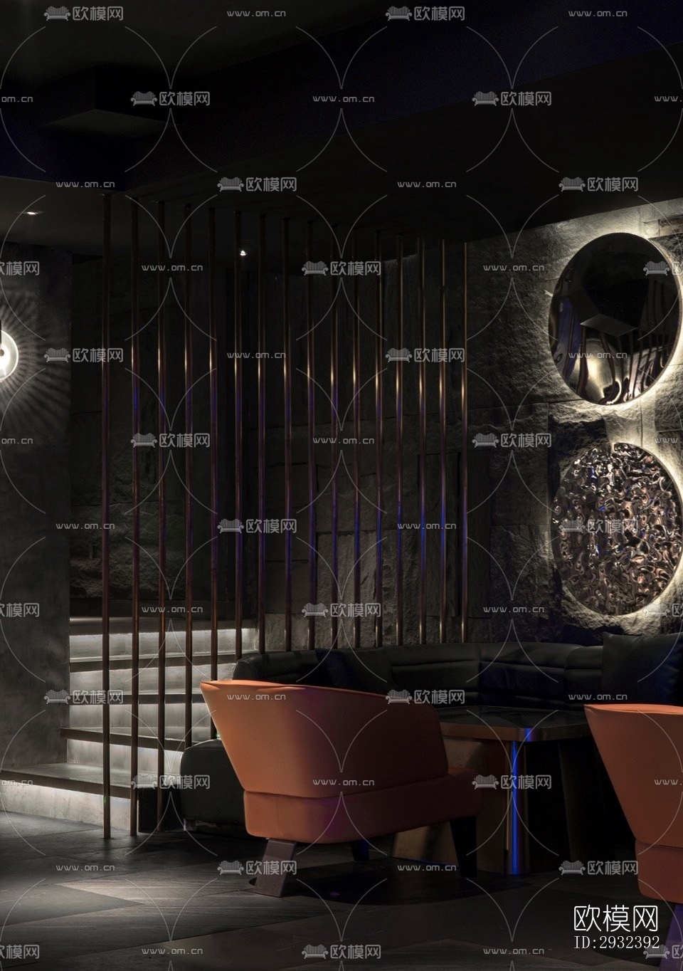 现代酒吧效果图下载（渲染图8）