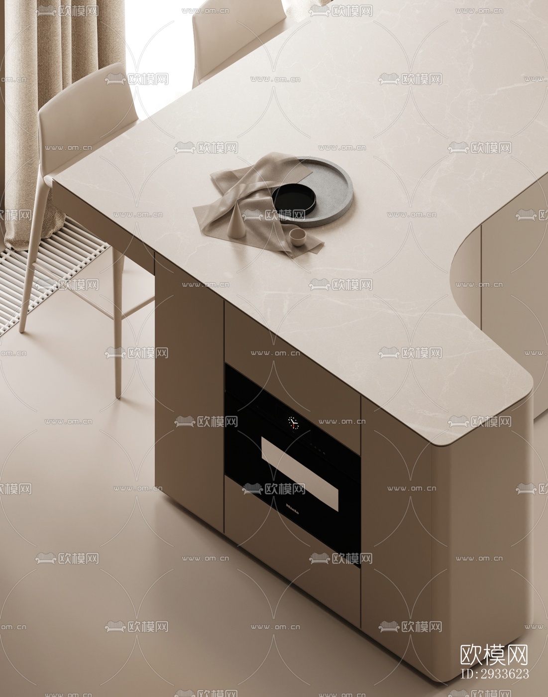 北欧公寓效果图下载（渲染图2）