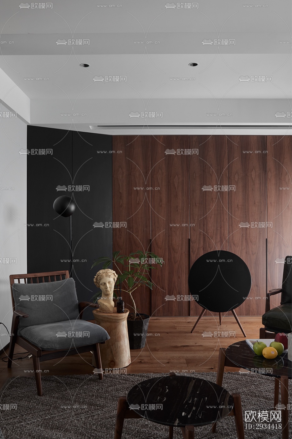 北欧平层效果图下载（渲染图11）