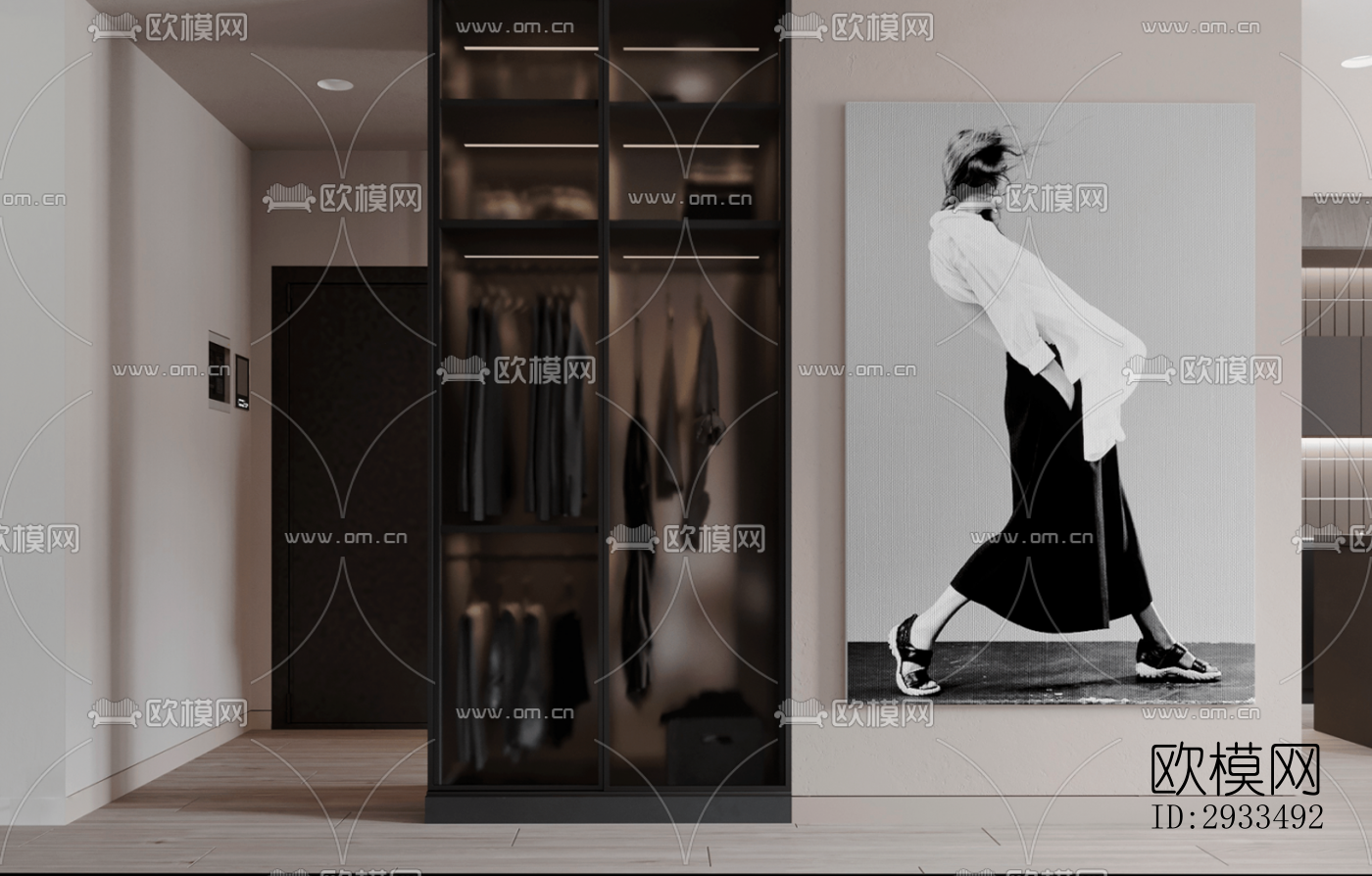 北欧公寓效果图下载（渲染图9）