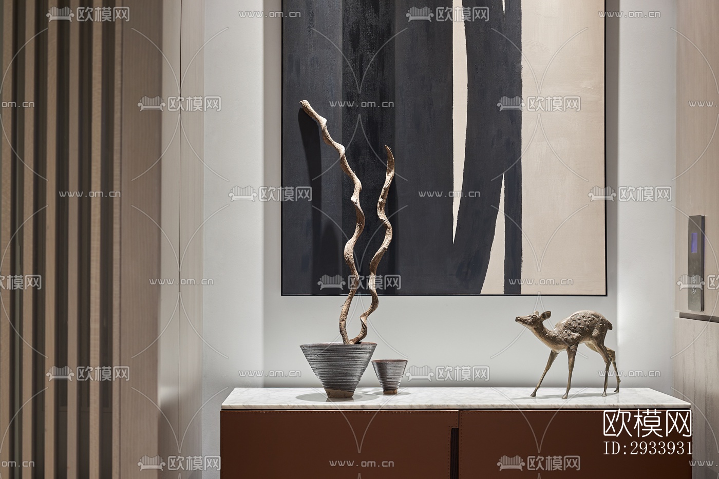 新中式别墅效果图下载（渲染图6）