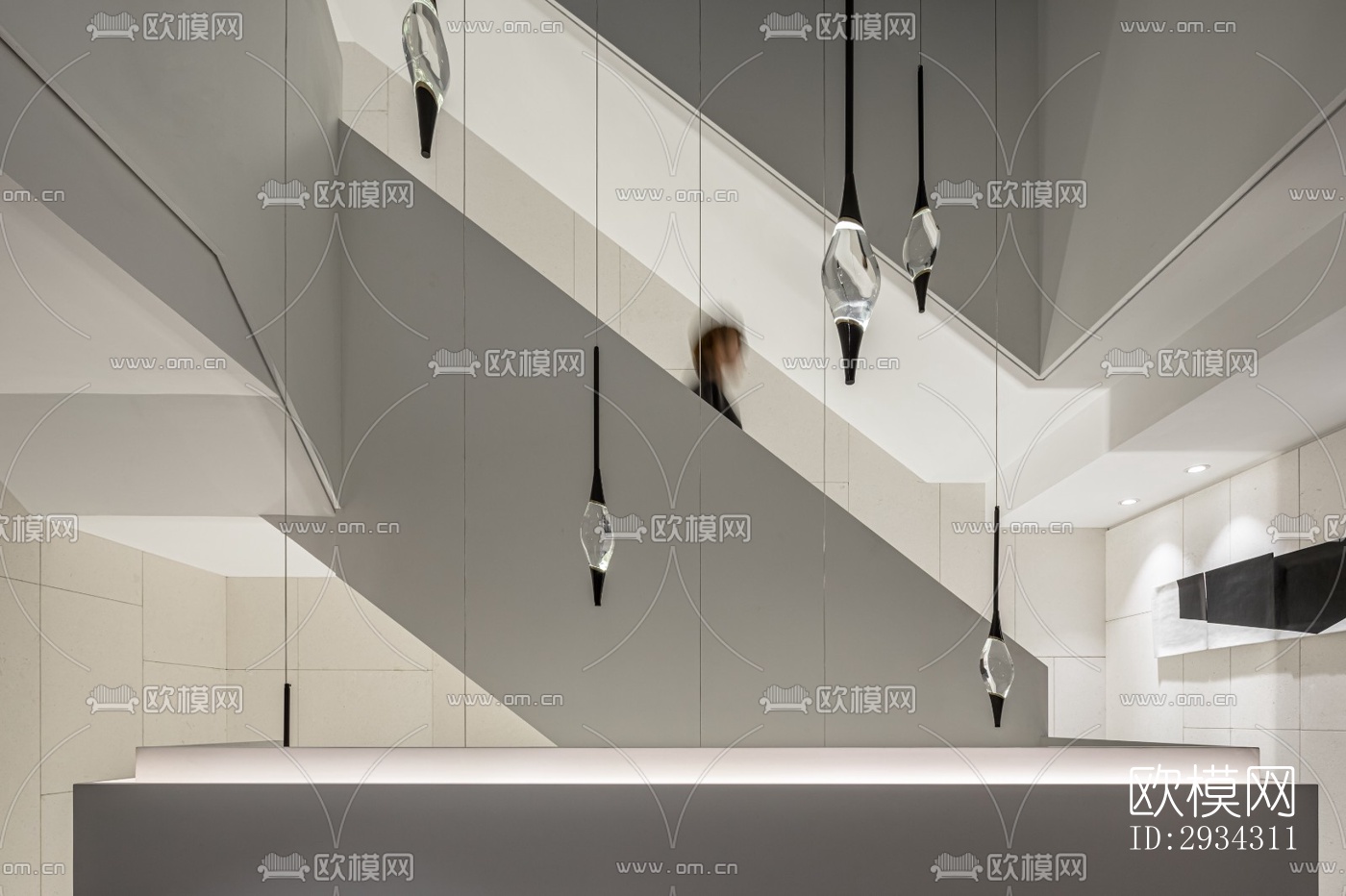 现代复式效果图下载（渲染图8）