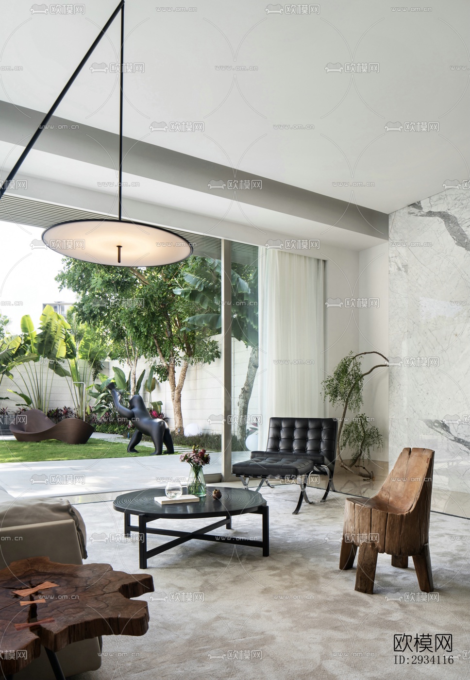 现代别墅效果图下载（渲染图2）