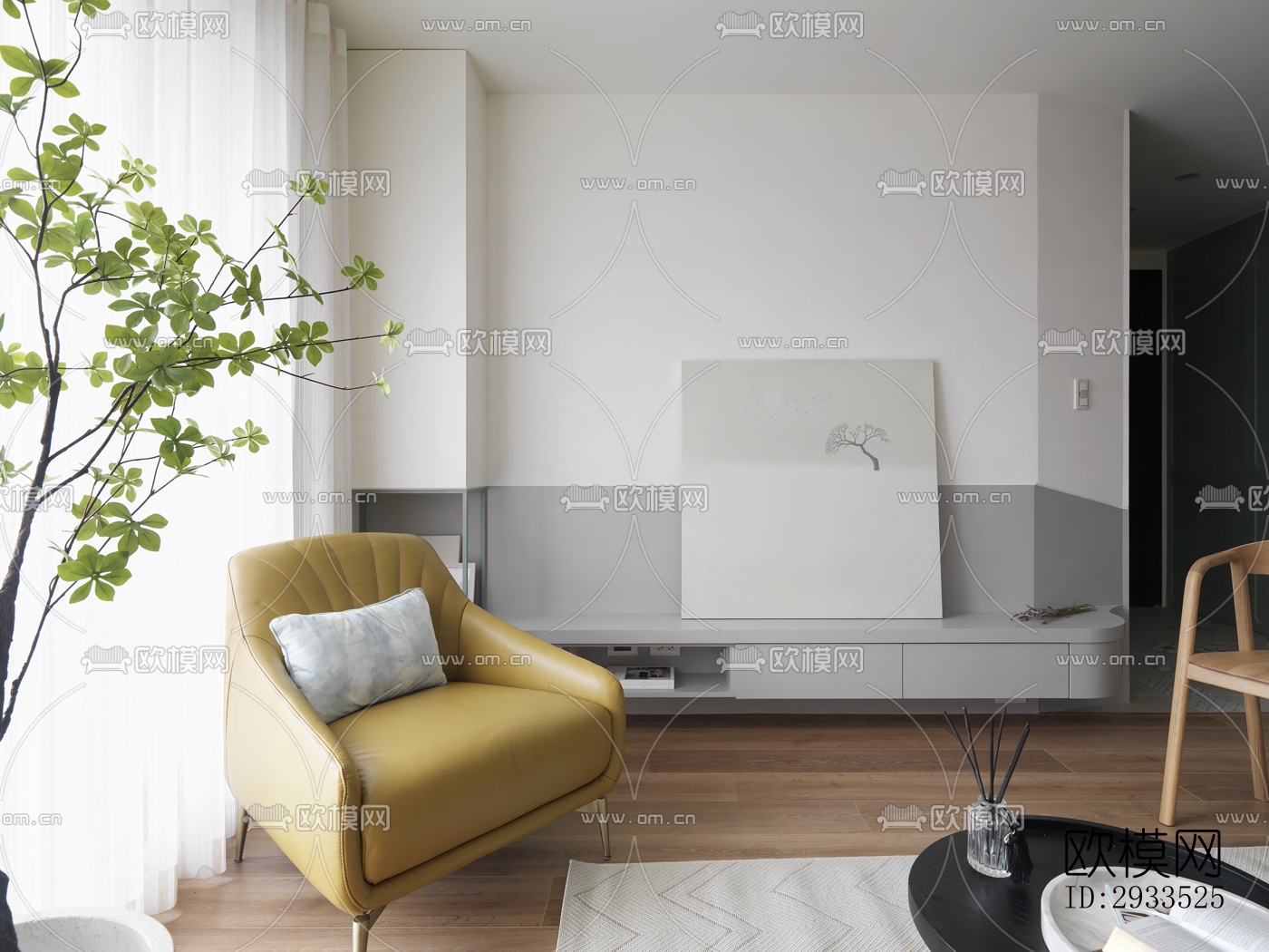 北欧公寓效果图下载（渲染图15）