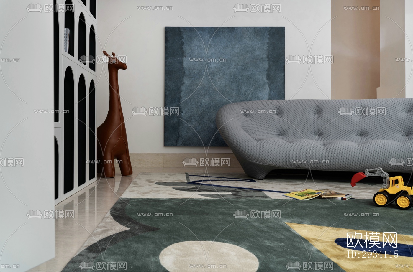 现代别墅效果图下载（渲染图4）