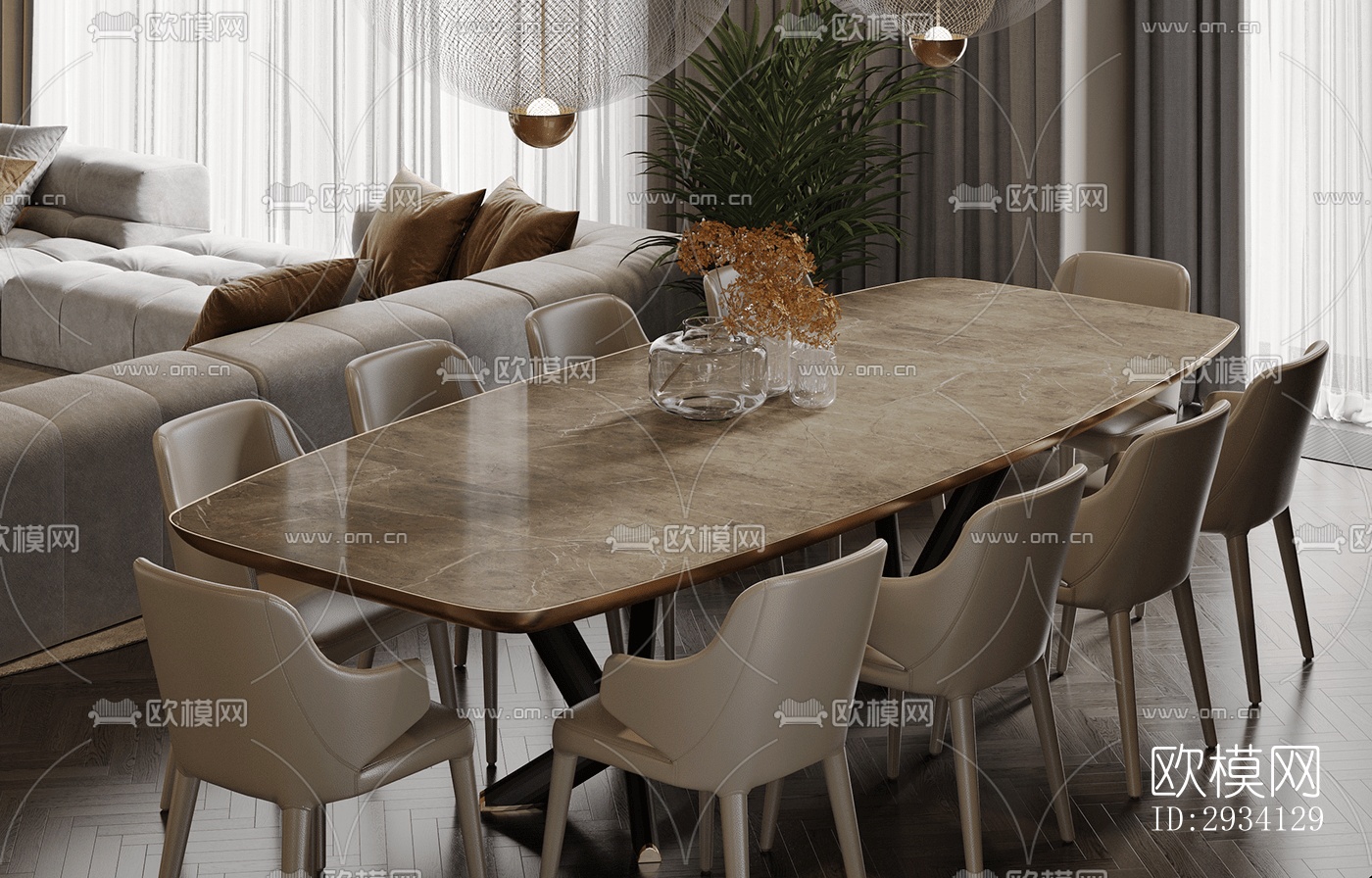 现代别墅效果图下载（渲染图16）