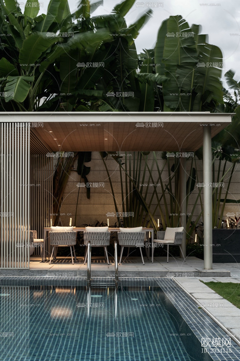 现代别墅效果图下载（渲染图19）