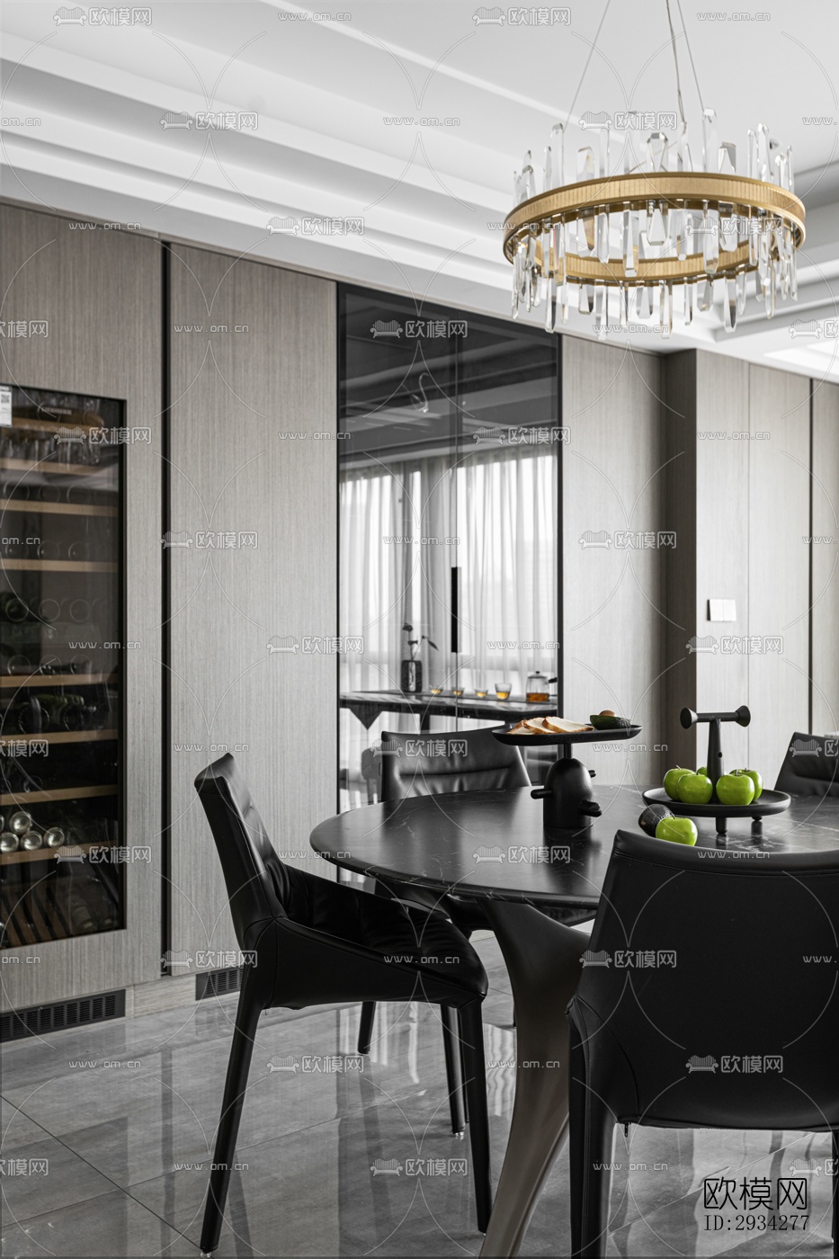 现代复式效果图下载（渲染图19）