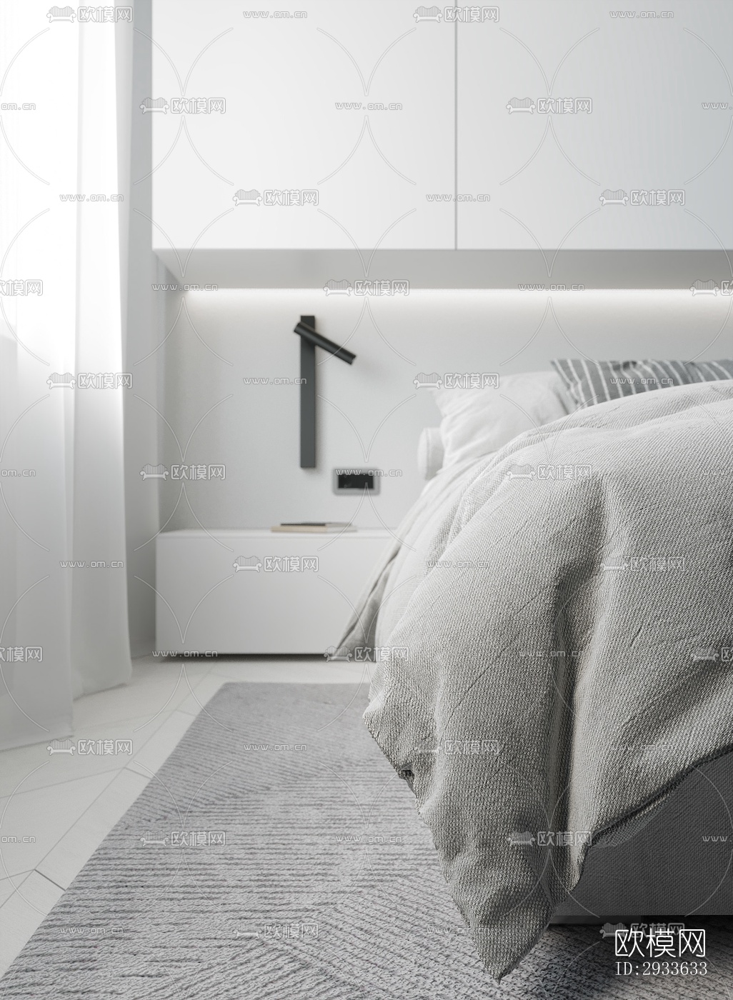 北欧公寓效果图下载（渲染图8）