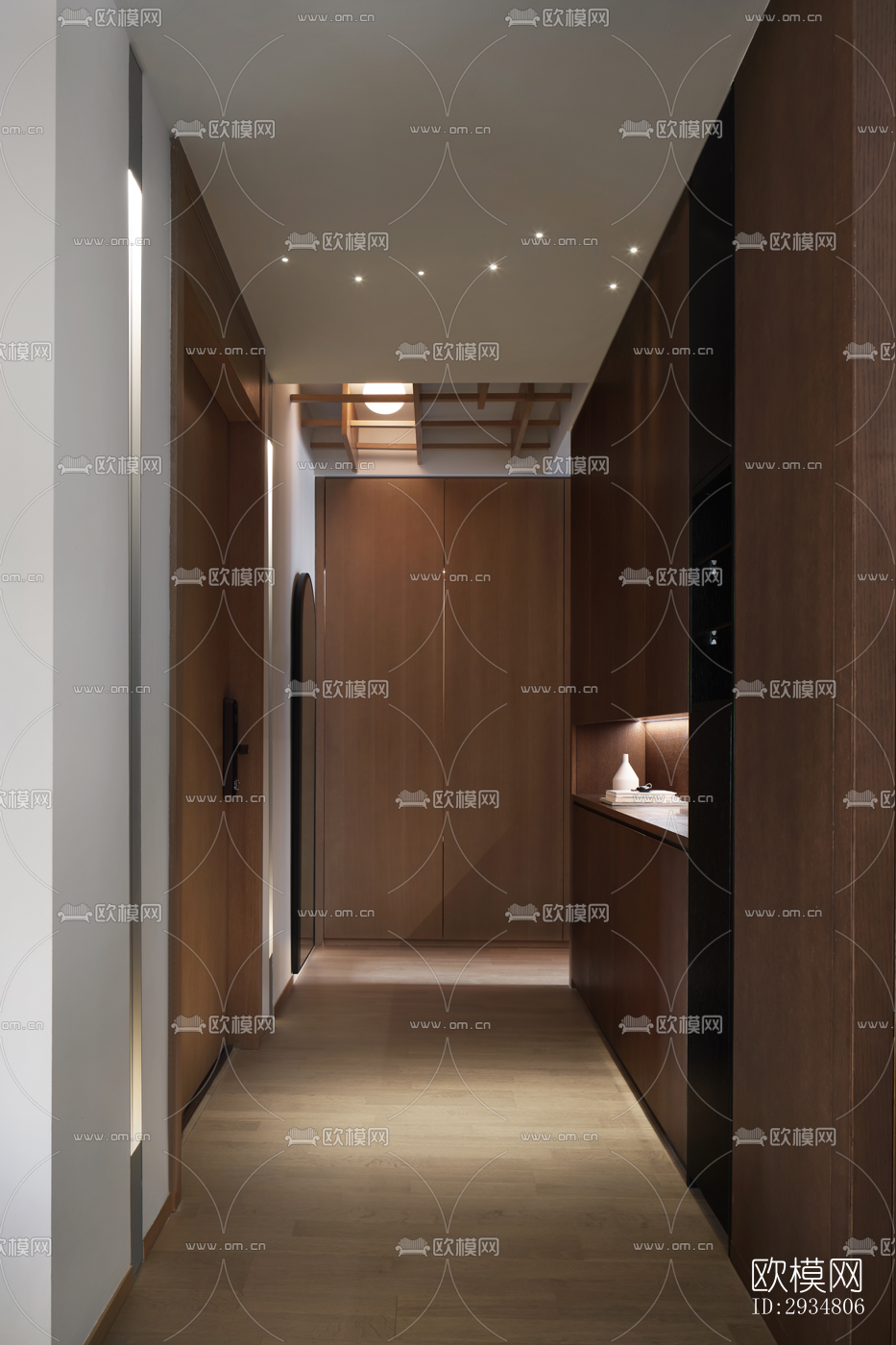 现代平层效果图下载（渲染图7）