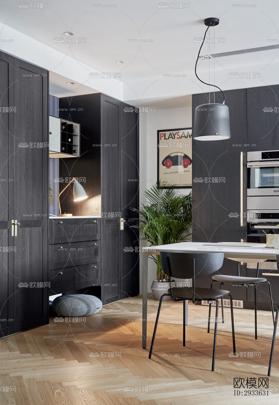 北欧公寓效果图下载（渲染图14）