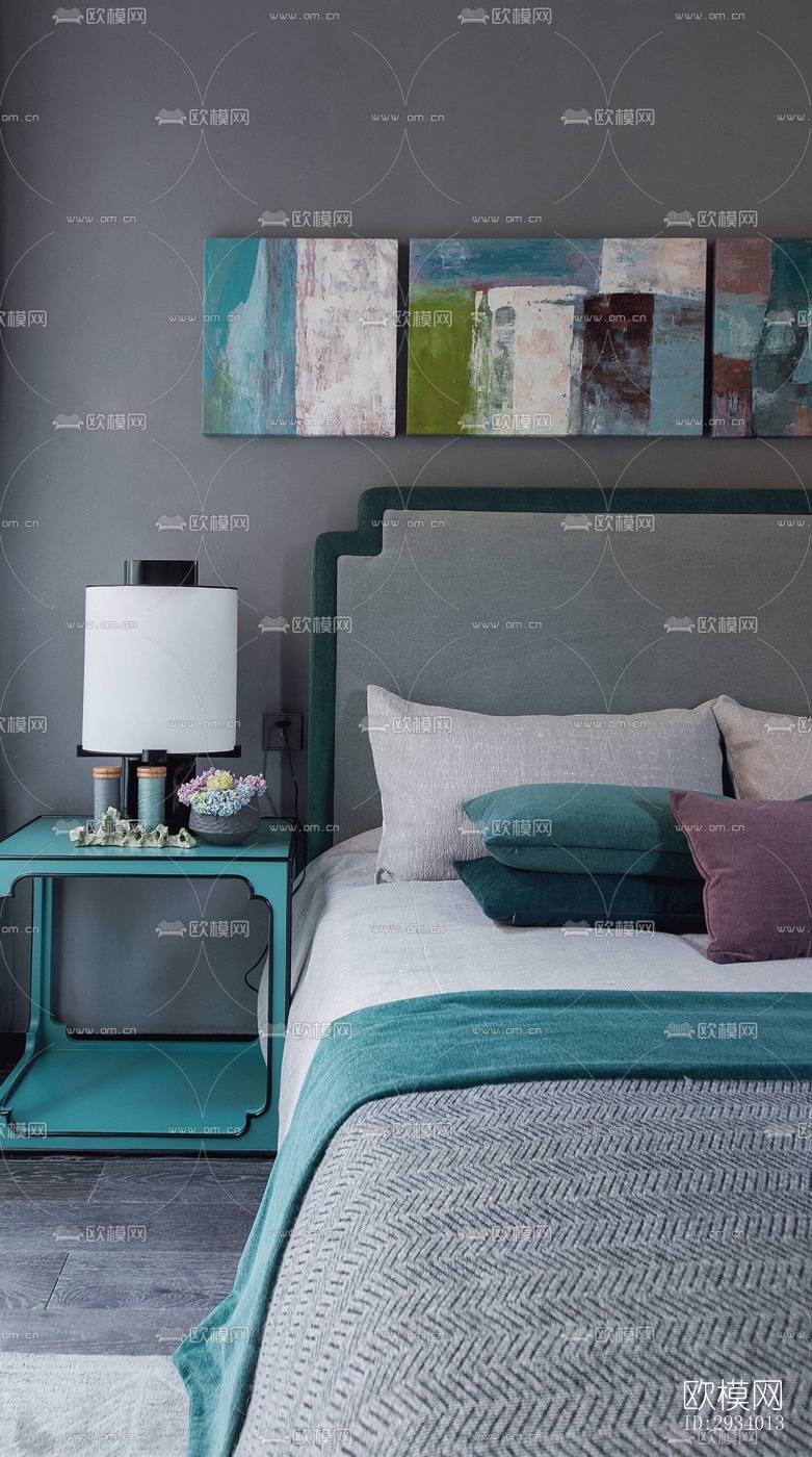 新中式别墅效果图下载（渲染图16）