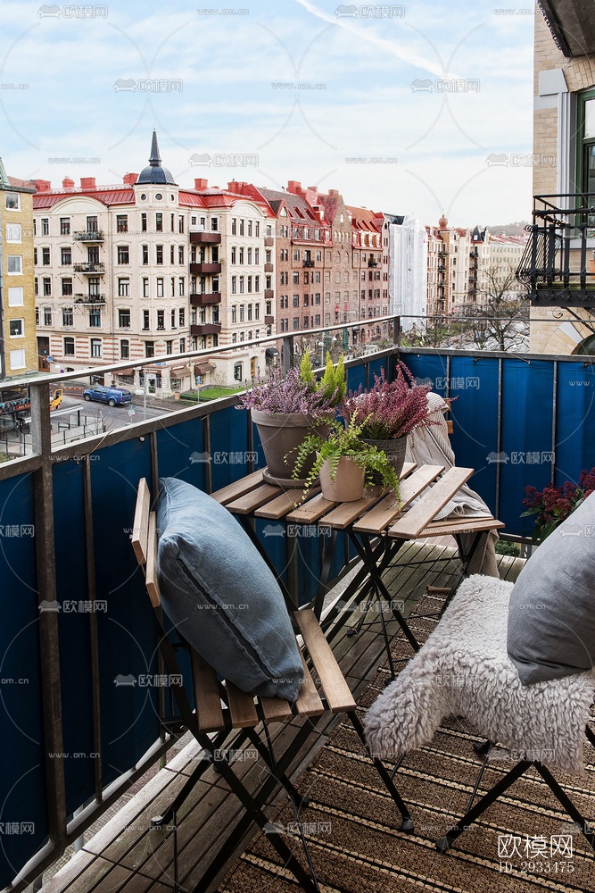 北欧公寓效果图下载（渲染图3）