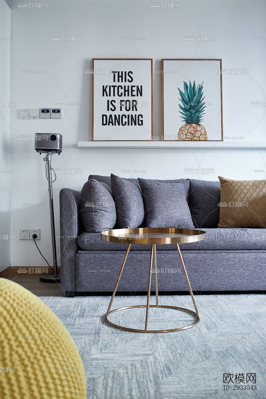 北欧公寓效果图下载（渲染图3）