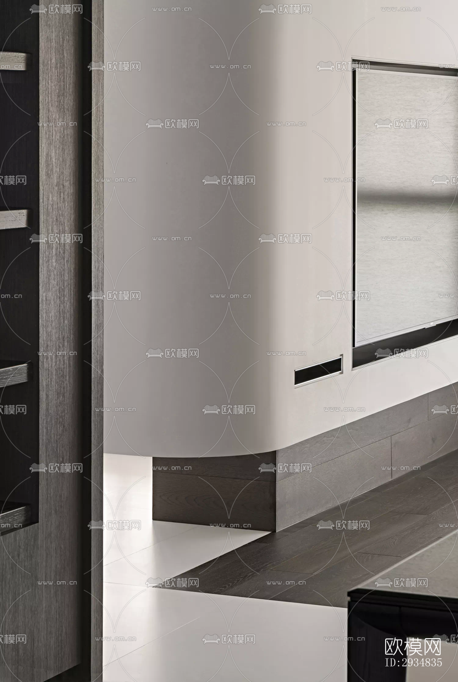 现代平层效果图下载（渲染图4）