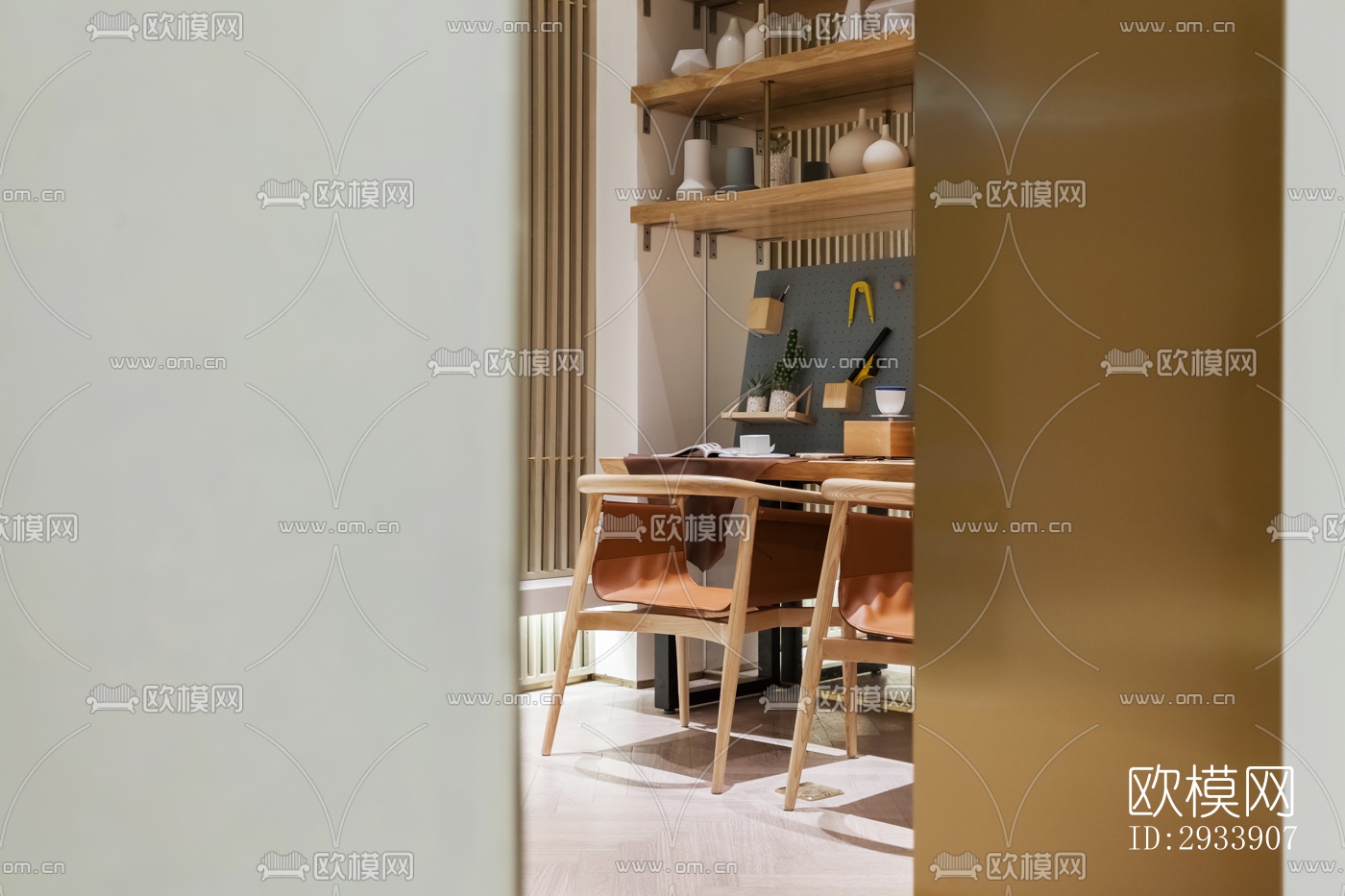 新中式别墅效果图下载（渲染图14）