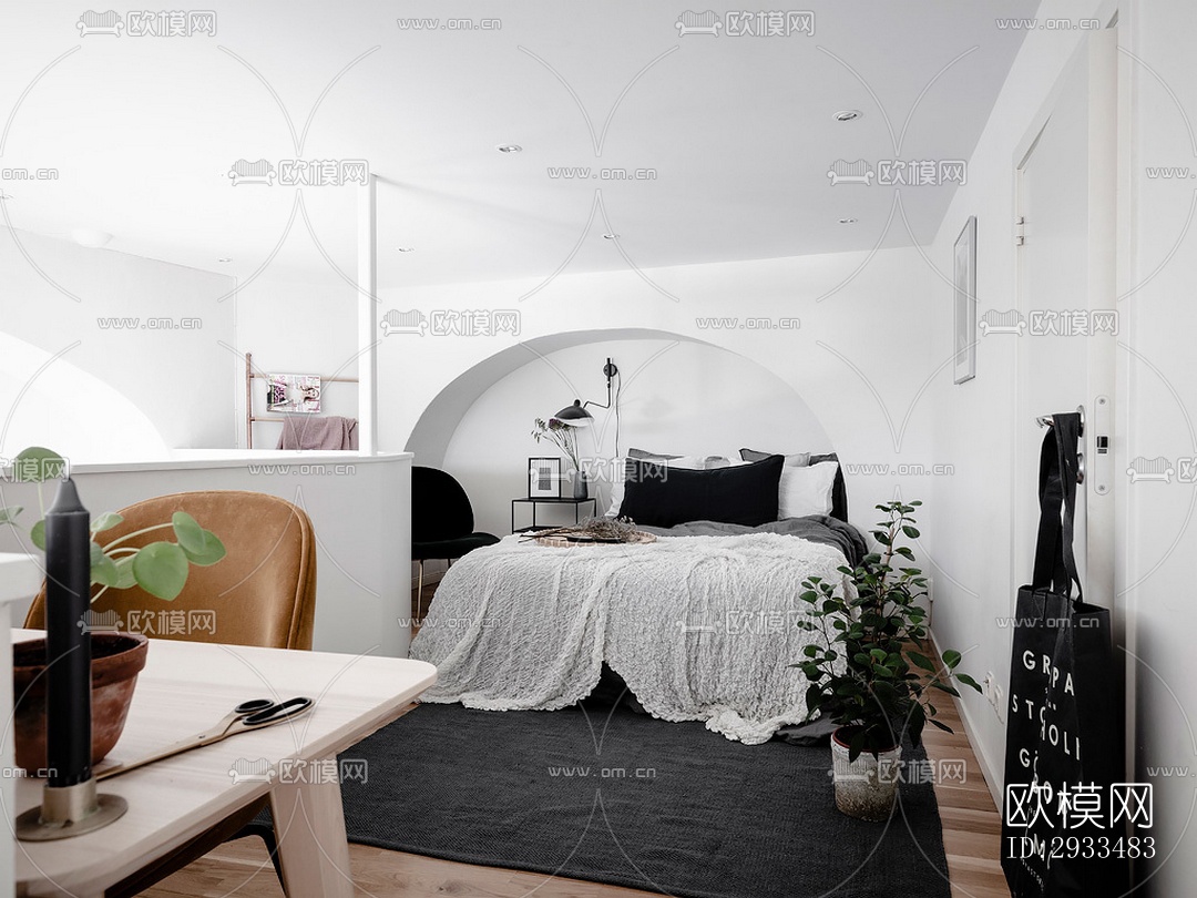 北欧公寓效果图下载（渲染图14）