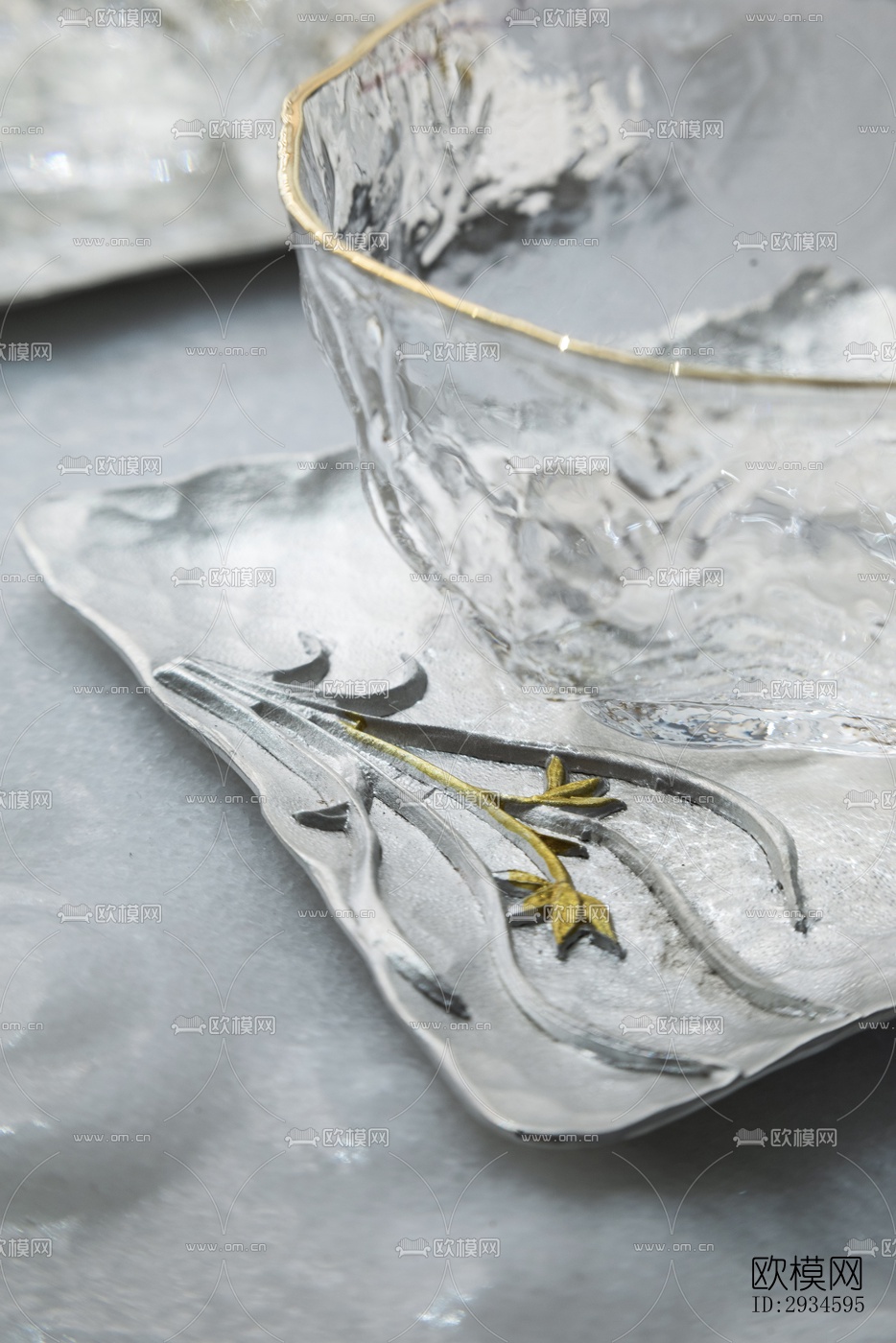 新中式平层效果图下载（渲染图7）