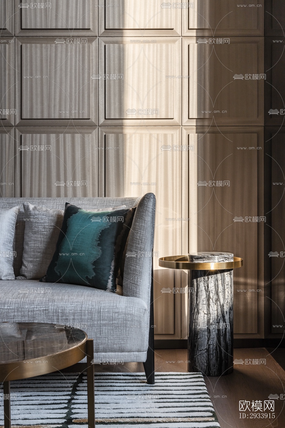 新中式别墅效果图下载（渲染图18）