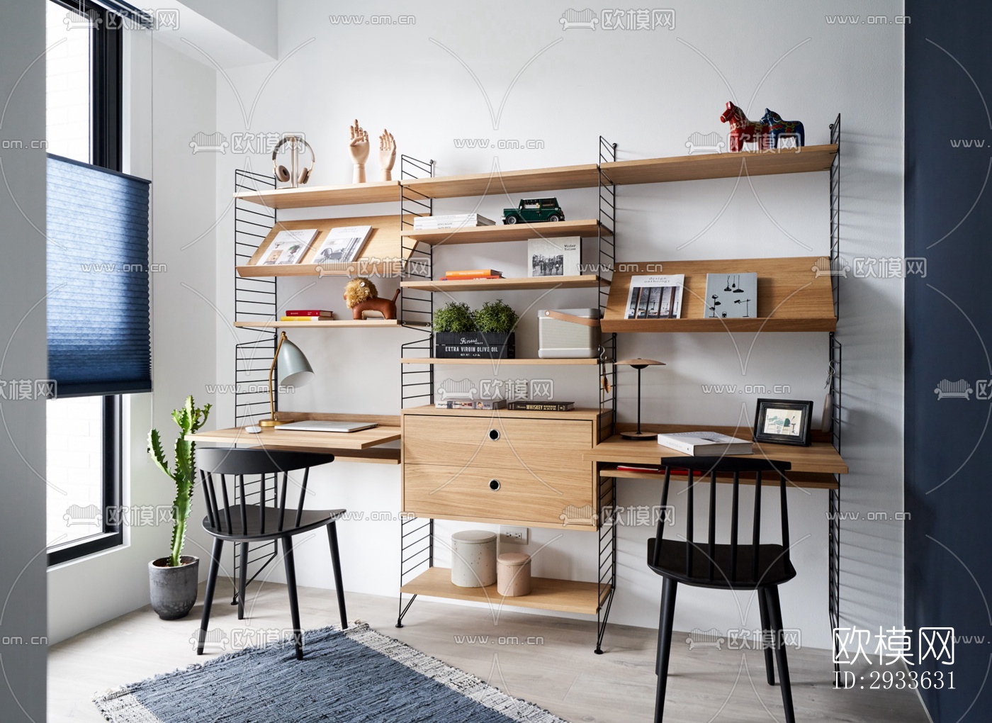 北欧公寓效果图下载（渲染图12）