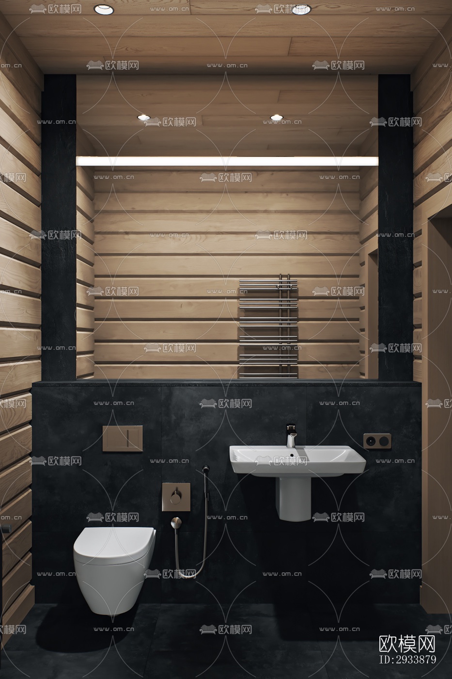 北欧别墅效果图下载（渲染图14）