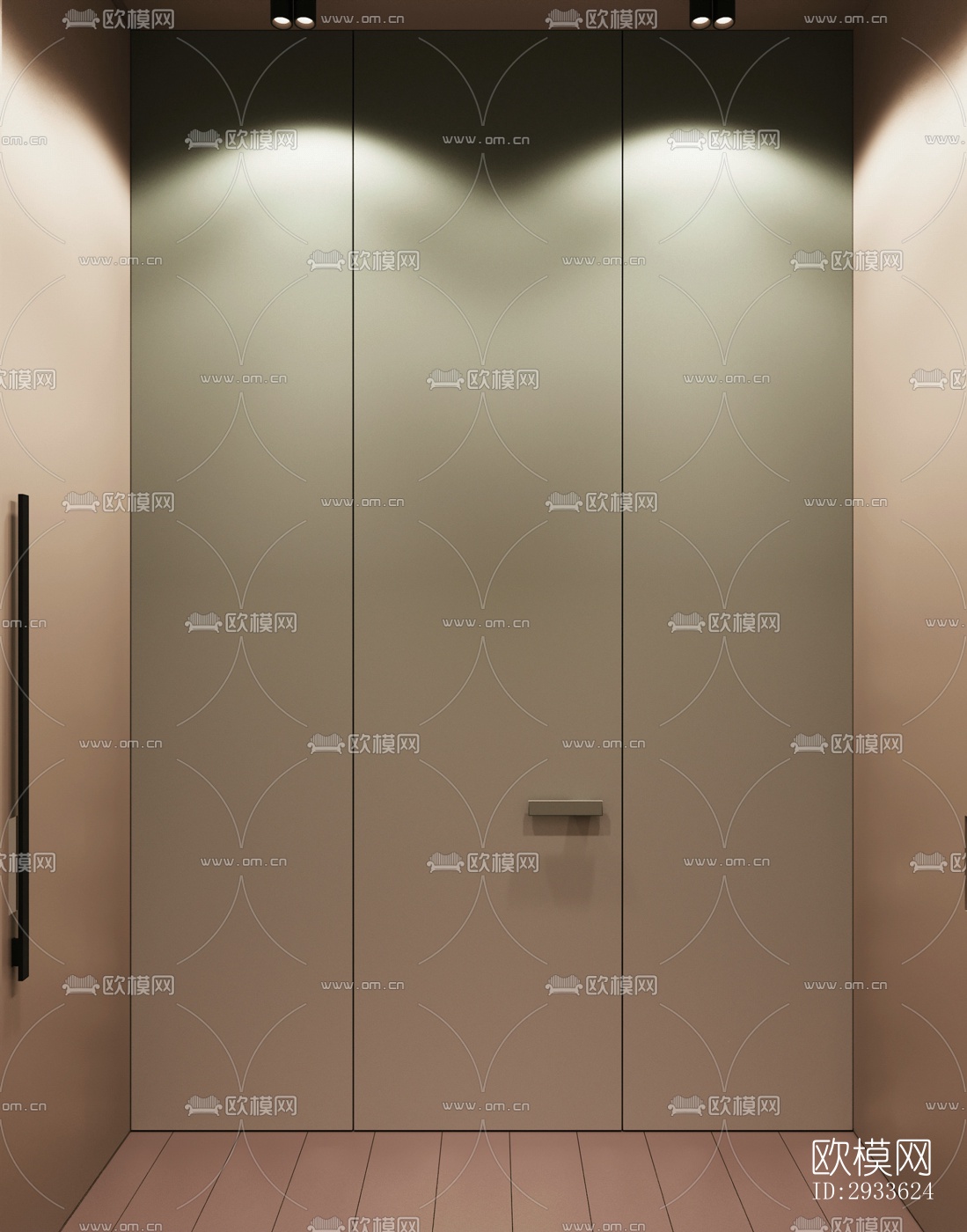 北欧公寓效果图下载（渲染图1）