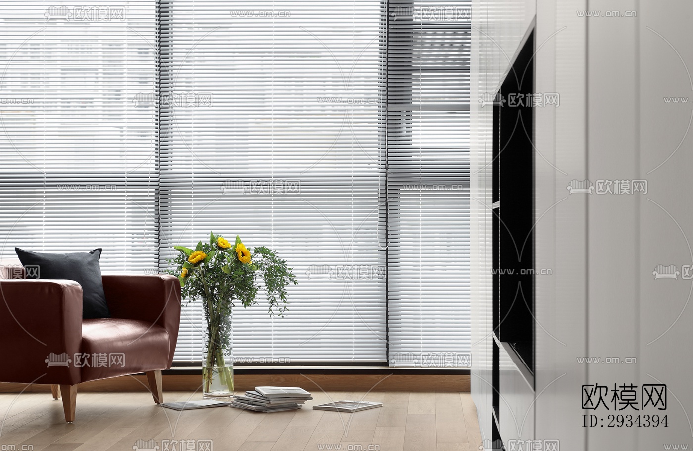 北欧平层效果图下载（渲染图3）