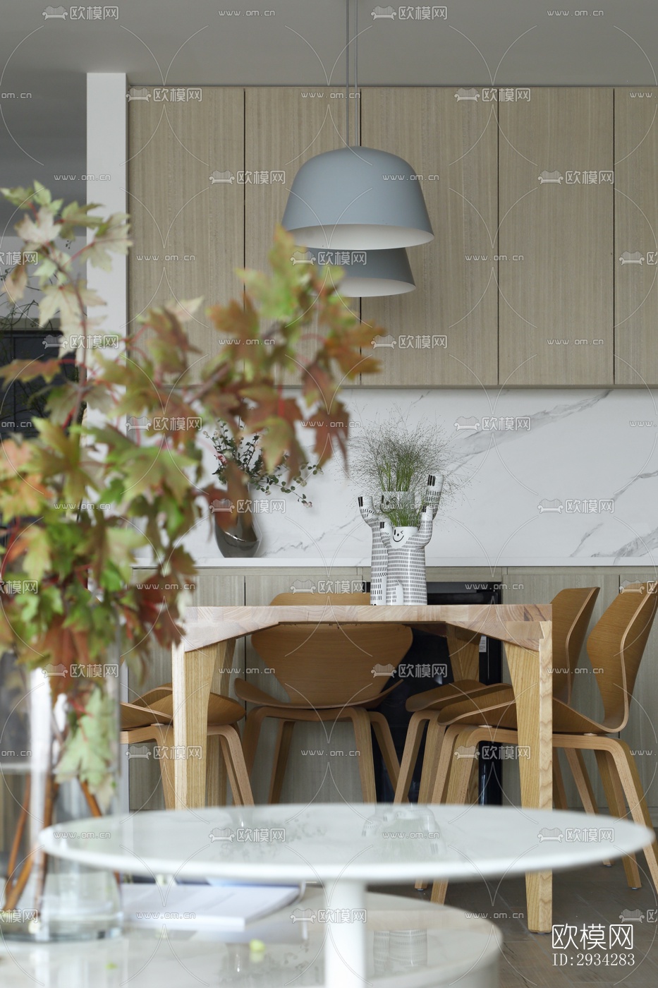 现代复式效果图下载（渲染图17）