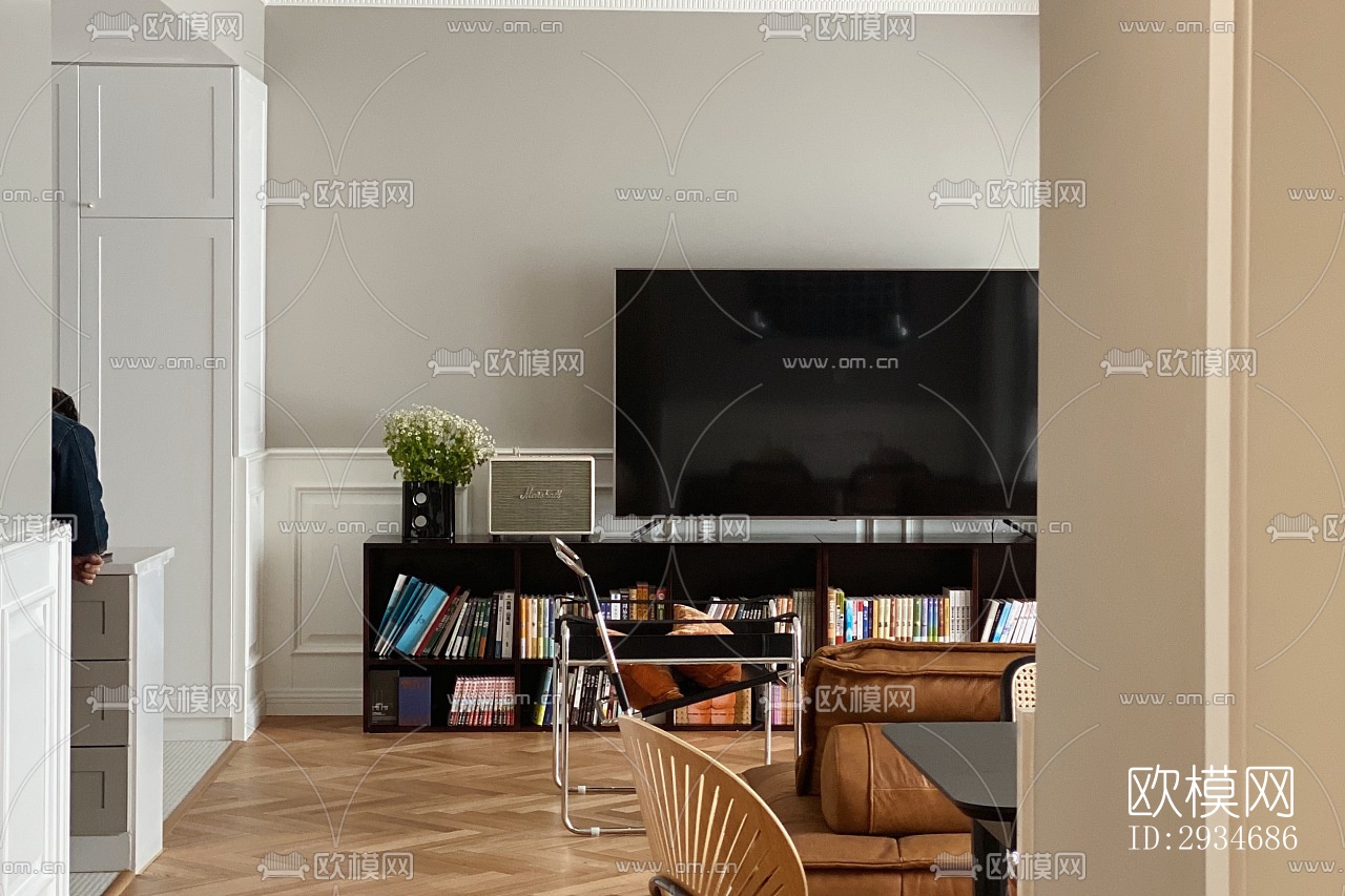 欧式平层效果图下载（渲染图19）